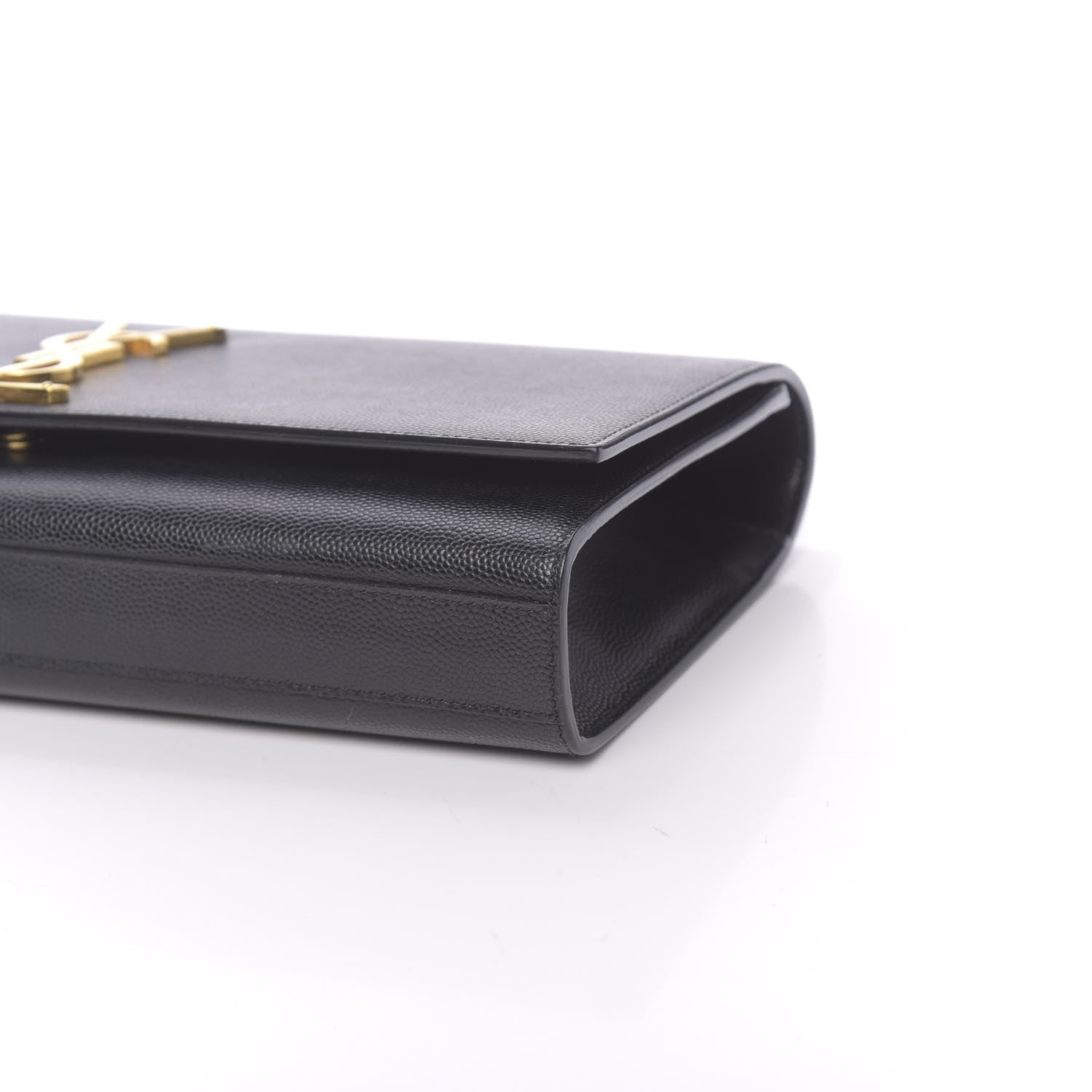 Saint Laurent Grain De Poudre Monogram Cassandre Clutch Black 7 of 8