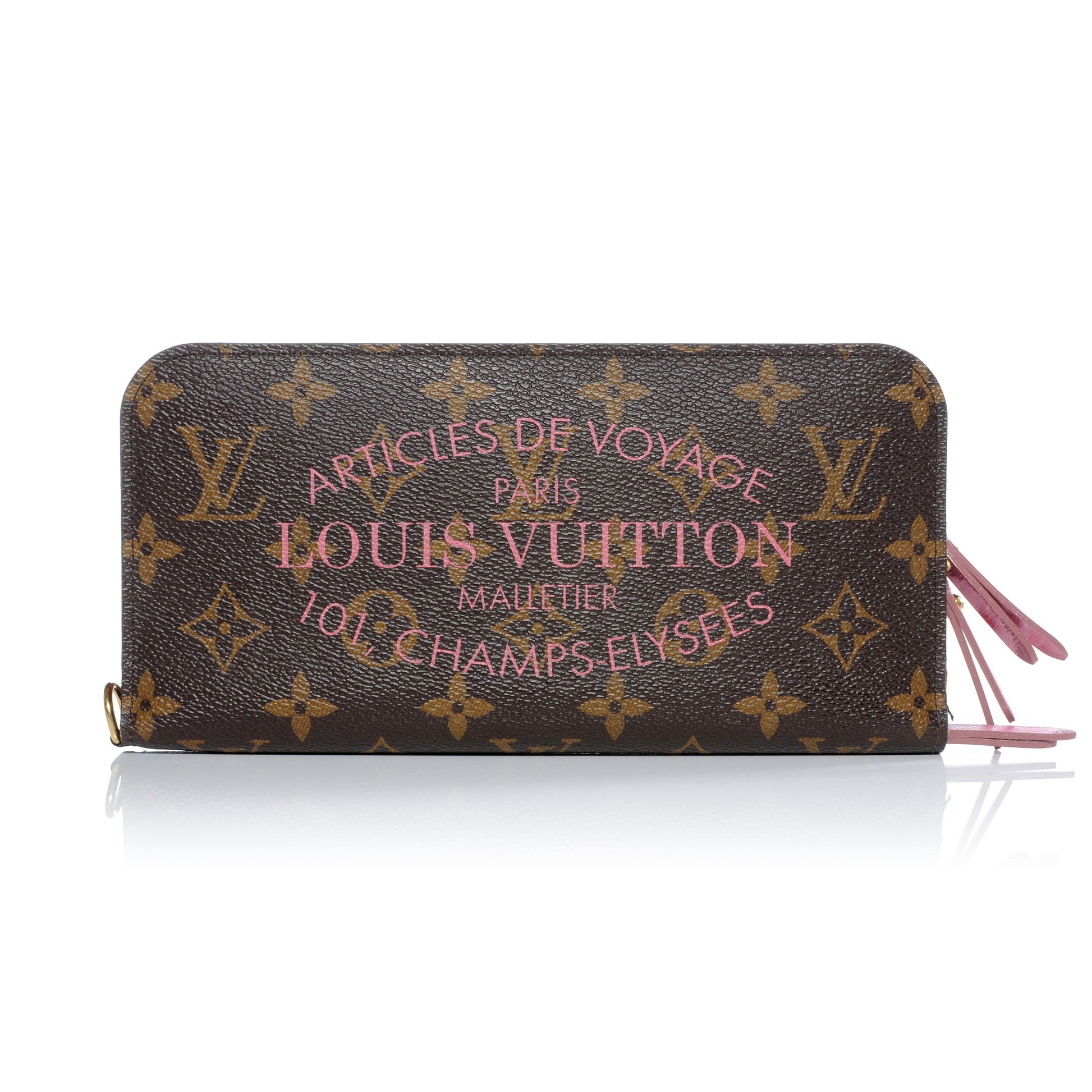 Louis Vuitton Monogram Articles de Voyage Ikat Insolite Wallet Rose Velours 1 of 7