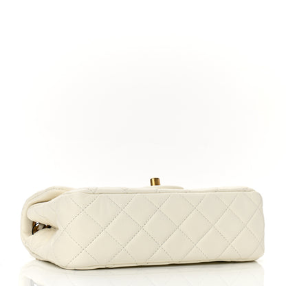 Chanel Lambskin Quilted Mini Rectangular Pearl Crush Flap White 4 of 11