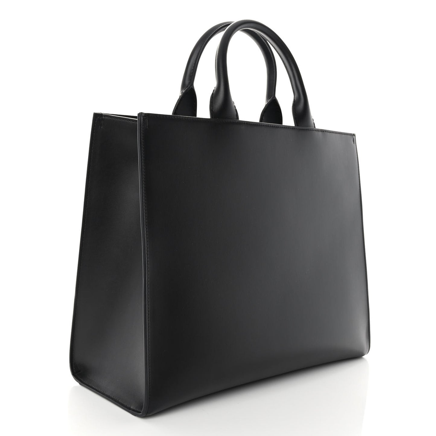 Calfskin DG Logo Tote Black