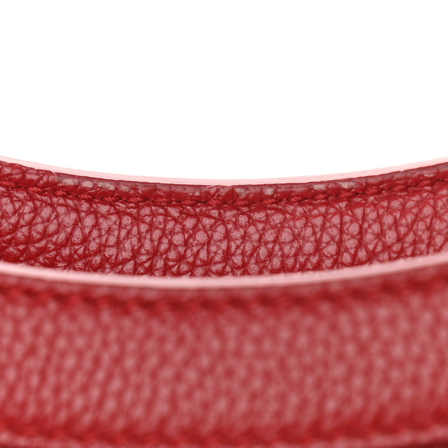 Grained Calfskin Neo Classic Gold Hardware S City Medium Red