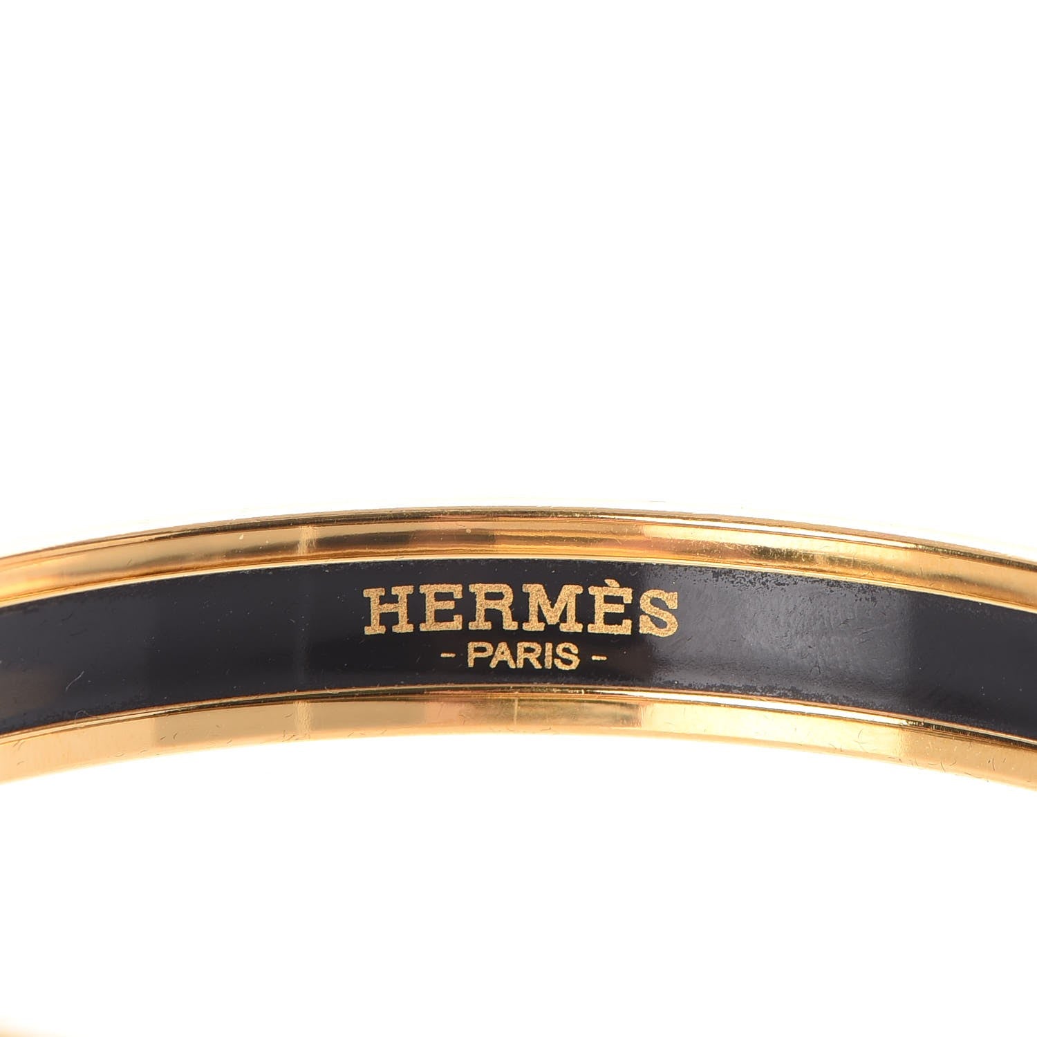 Hermes Enamel Narrow Printed Optique Chaine D'Ancre Bracelet 65 4 of 6