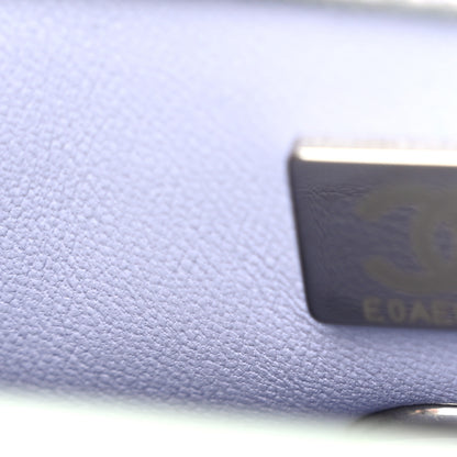Chanel Iridescent Caviar Quilted Extra Mini Coco Handle Flap Light Blue 7 of 11