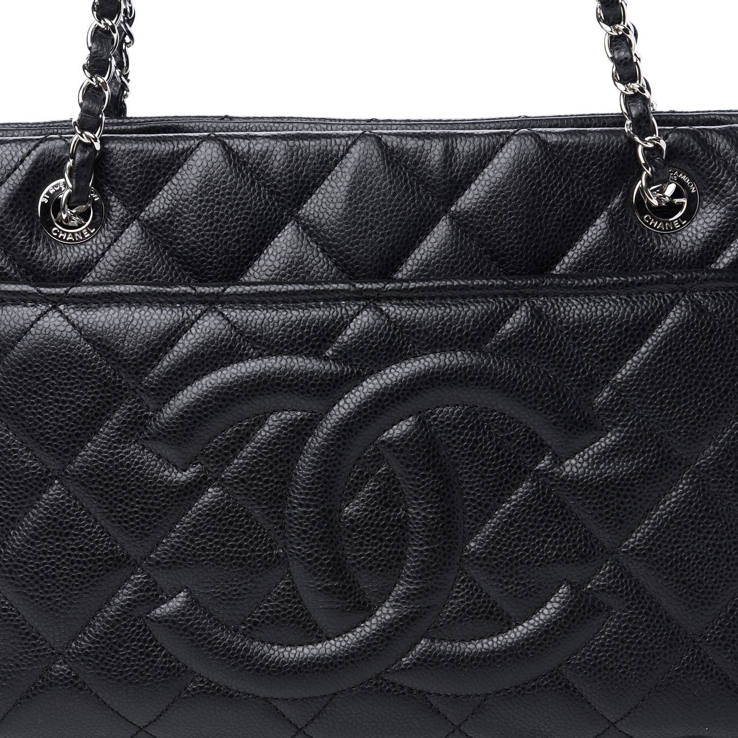 Chanel Caviar Quilted Timeless CC Soft Tote Black 10 of 10