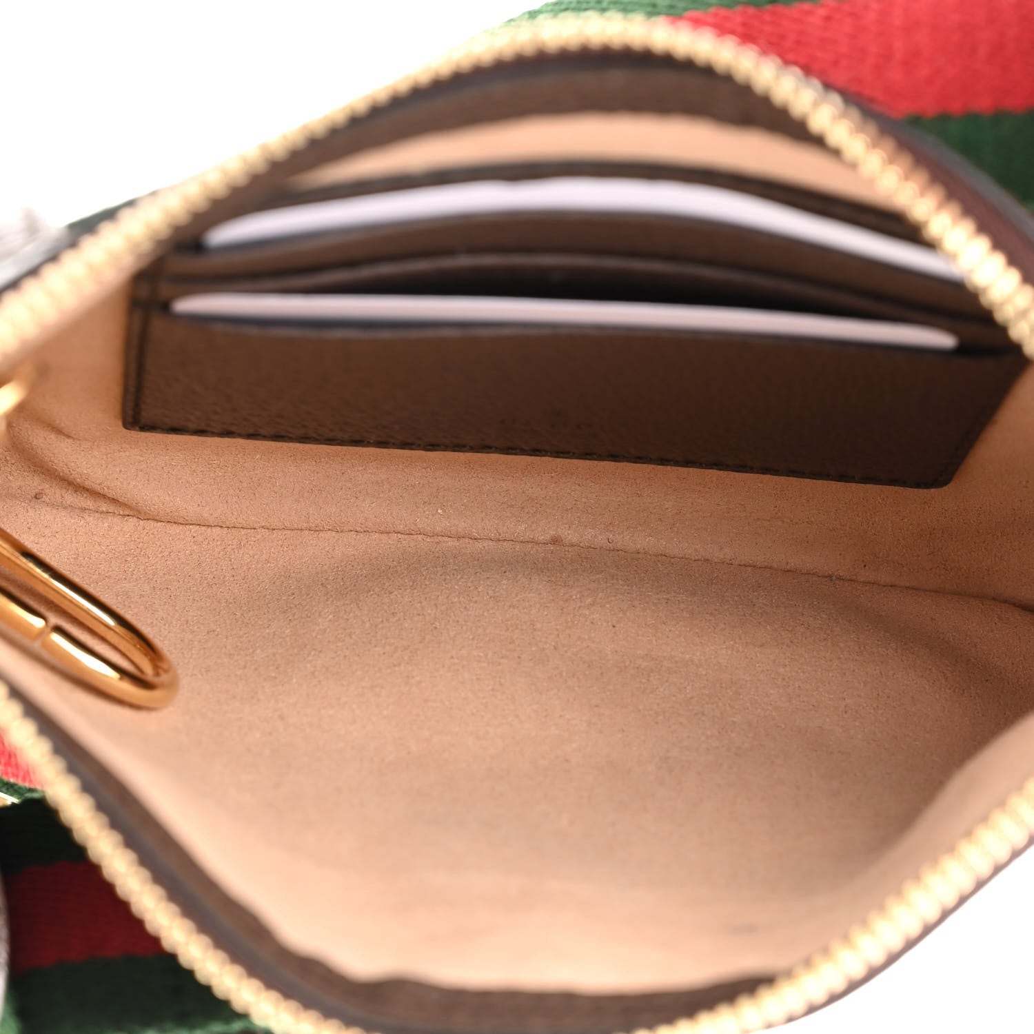 Gucci GG Supreme Monogram Web Ophidia Utility Belt Bag 120 48 Beige Ebony New Acero 5 of 12