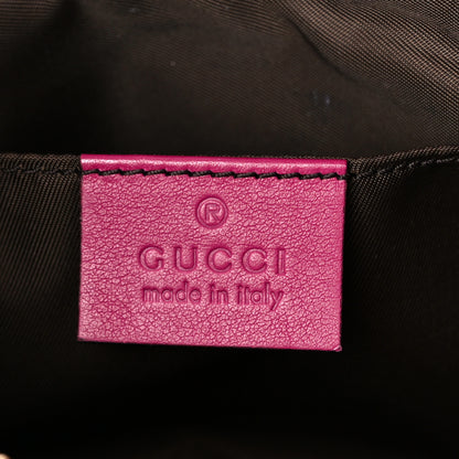 Gucci Soft Patent Soho Cosmetic Case Bright Bougainvillea 6 of 10