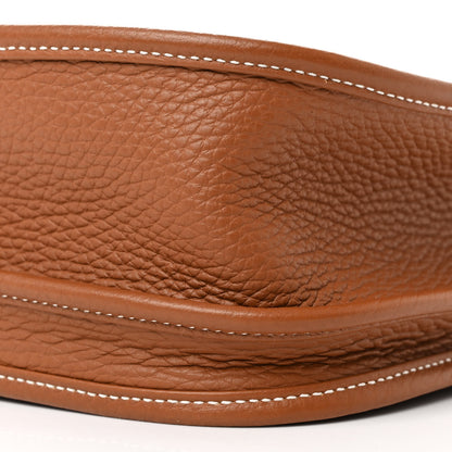 Hermes Taurillon Clemence Evelyne III PM Gold 10 of 11