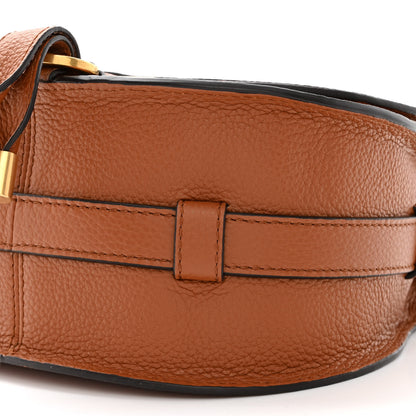 Chloe Calfskin Mini Marcie Round Crossbody Bag Tan 10 of 10