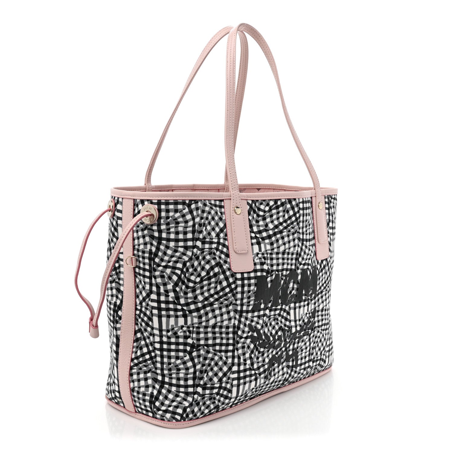 MCM Visetos Medium Liz Reversible Shopper Tote Powder Pink 5 of 16