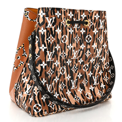 Louis Vuitton Monogram Giant Jungle NeoNoe Caramel 3 of 9
