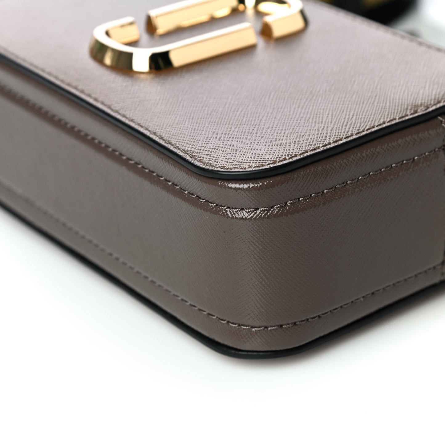 Saffiano Small Snapshot Camera Bag Sandcastle