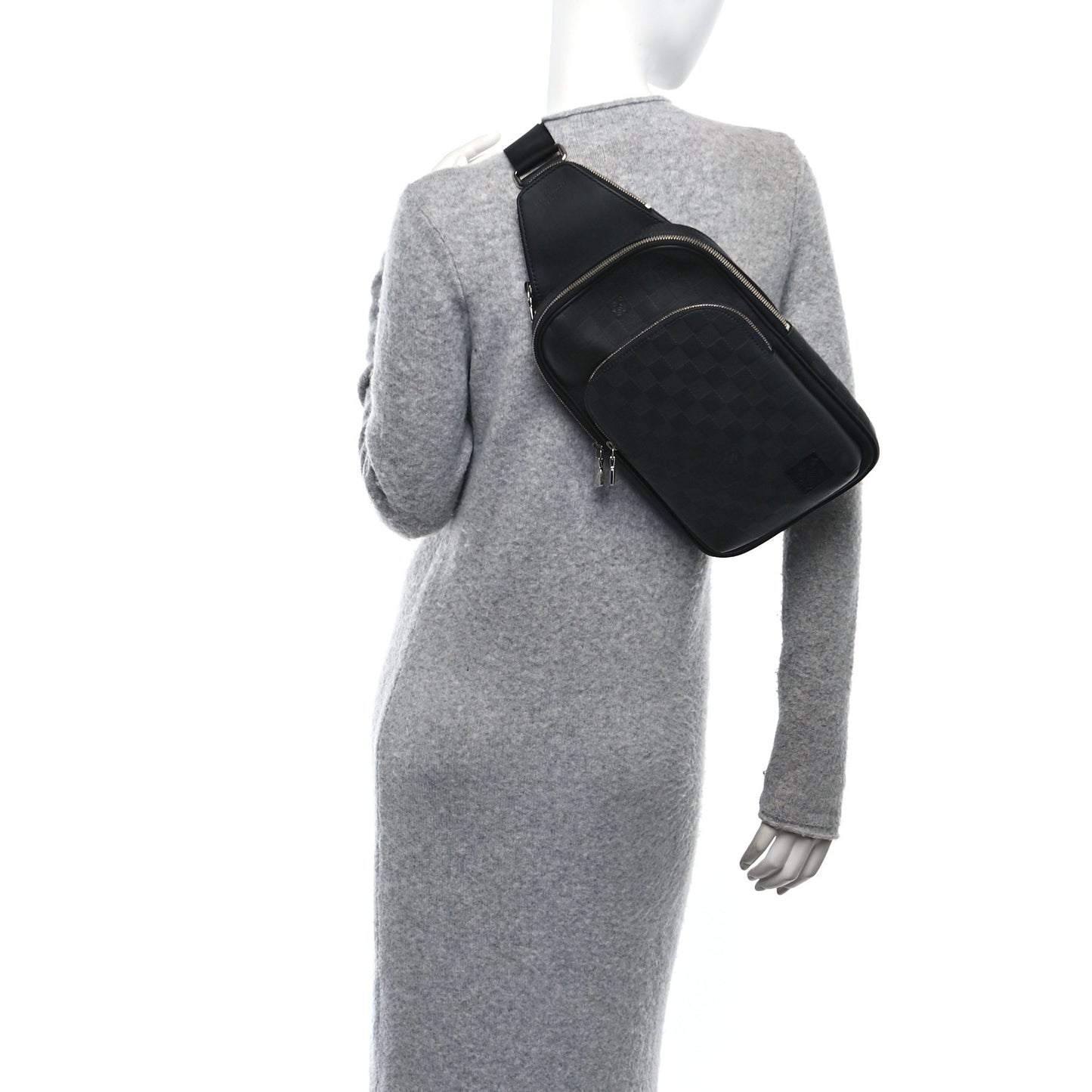 Damier Infini Avenue Sling Bag NM Onyx