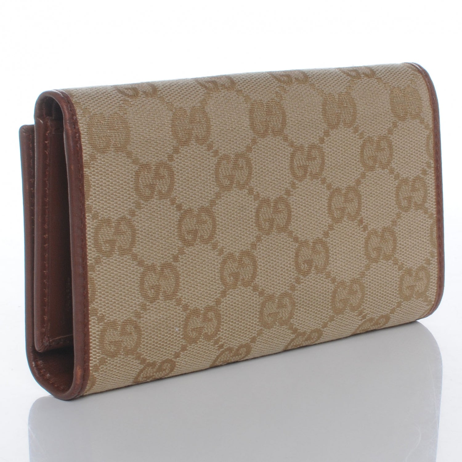 Gucci Monogram Tiger Head Compact Wallet 3 of 7
