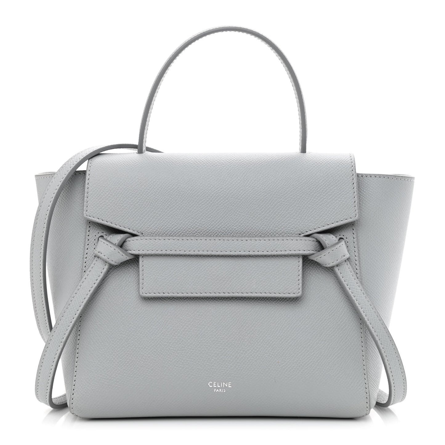 Grained Calfskin Nano Belt Bag Mineral