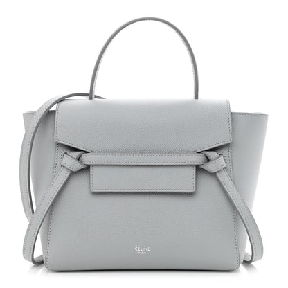 Celine Grained Calfskin Nano Belt Bag Mineral 1 of 11