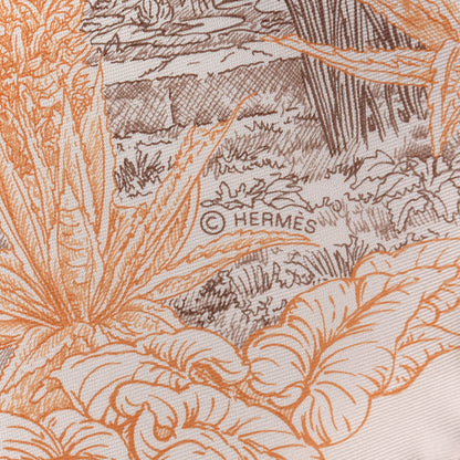 Hermes Silk Le Jardin de Leila Scarf 90 4 of 4