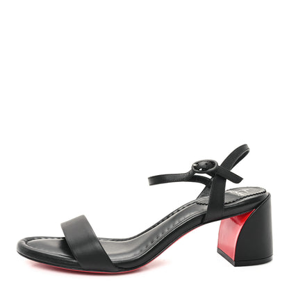 Christian Louboutin Nappa Miss Jane 55 Sandal 38.5 Black 1 of 9
