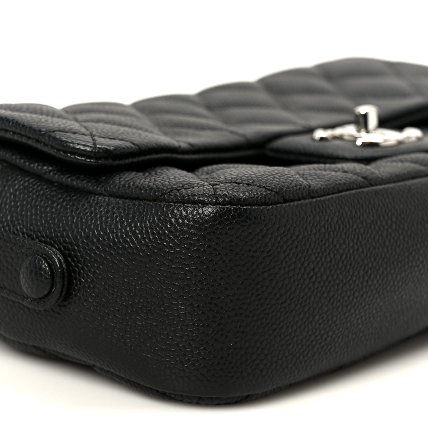 Chanel Caviar Quilted Medium Easy Flap Black 9 of 11