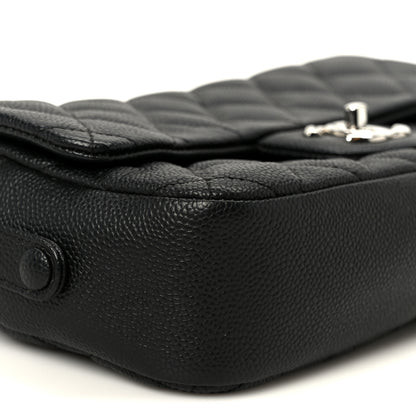 Chanel Caviar Quilted Medium Easy Flap Black 9 of 11