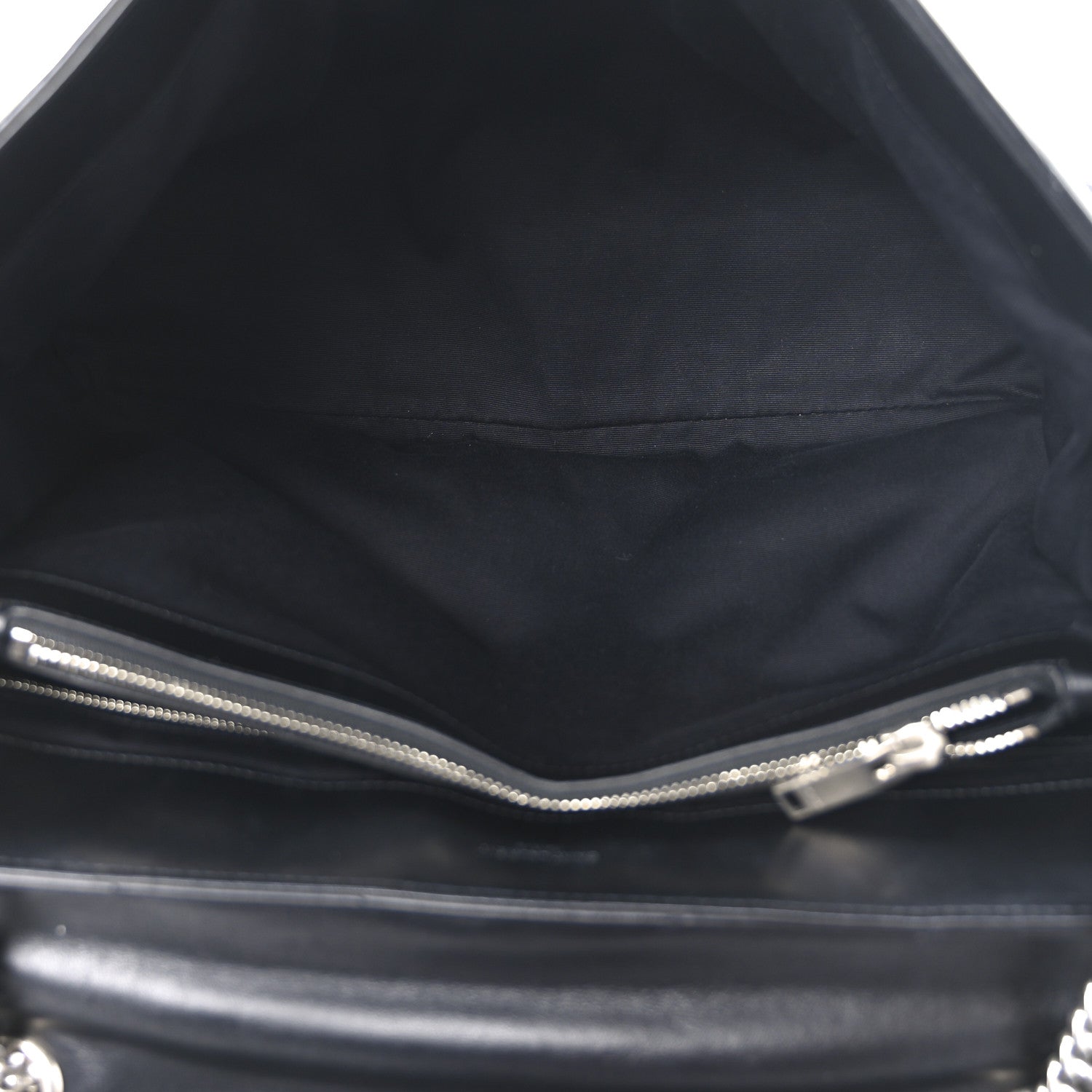 Saint Laurent Calfskin Y Quilted Monogram Large Loulou Chain Satchel Black 5 of 10