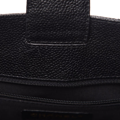 Chanel Caviar Quilted Petit Shopping Tote PST Black 9 of 20