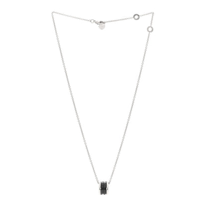 Bulgari Sterling Silver Ceramic Save The Children Pendant Necklace 3 of 6