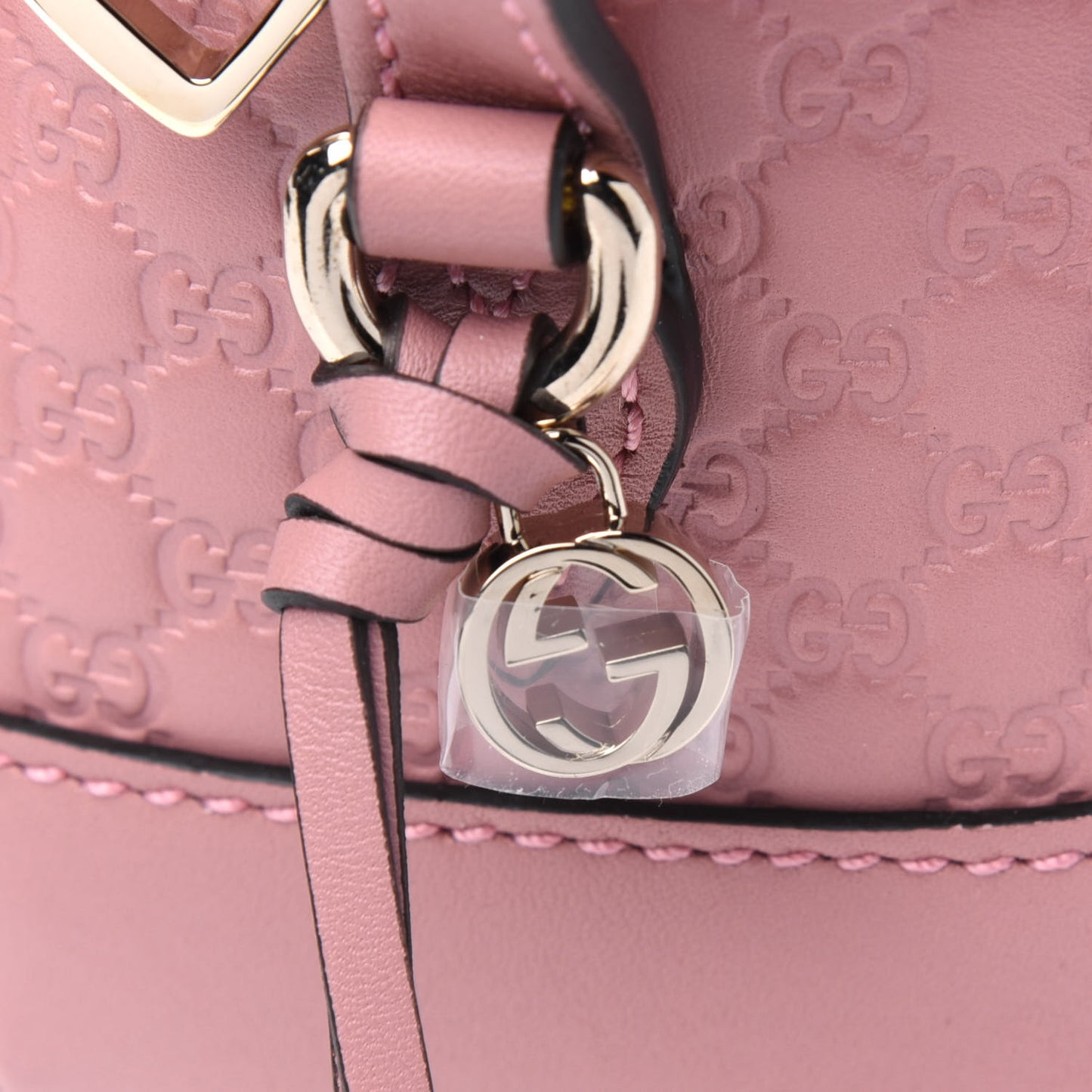 Soft Microguccissima Mini Bree Messenger Bag Soft Pink