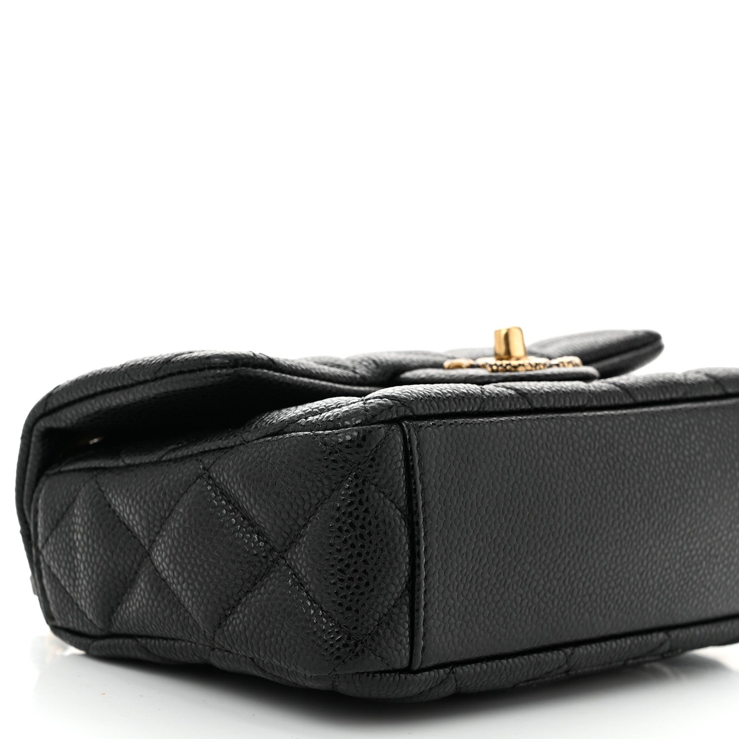 Chanel Grained Lambskin Quilted Mini Flap Black 9 of 11