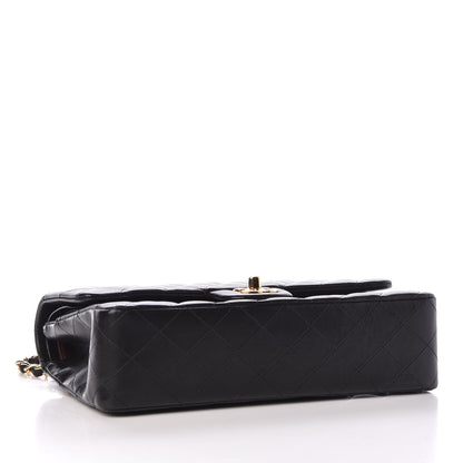 Chanel Lambskin Quilted Medium Double Flap Black 5 of 9
