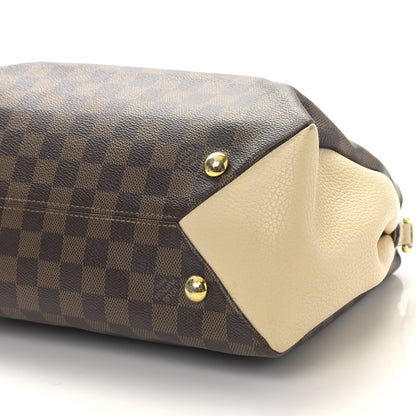 Louis Vuitton Damier Ebene Cuir Taurillon Brittany Creme 7 of 8