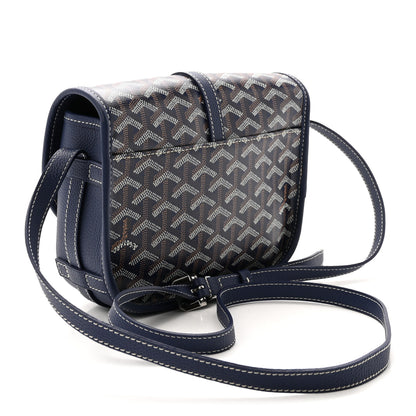 Goyard Goyardine Belvedere II PM Messenger Bag Navy 3 of 9