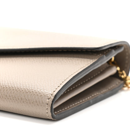 Fendi Vitello Cruise F is Fendi Continental Envelope Wallet on Chain Tortora 10 of 12
