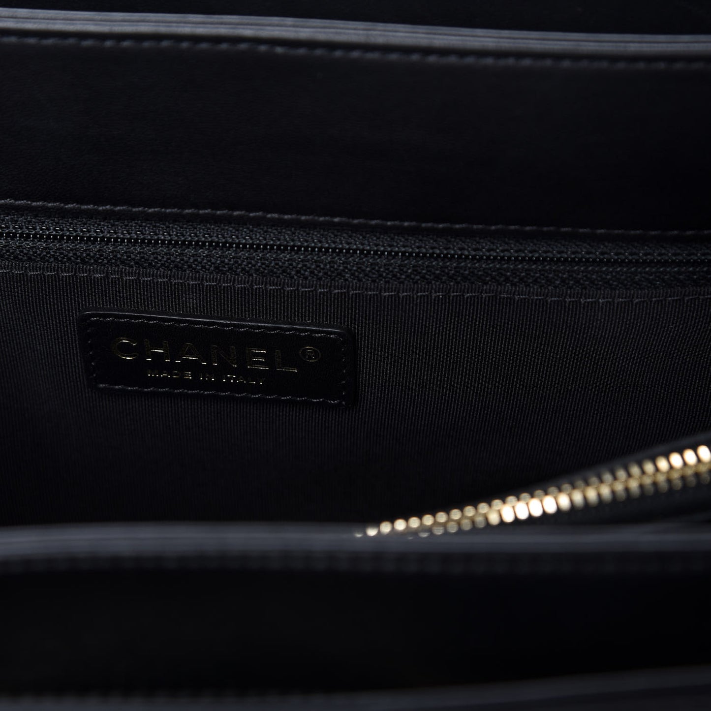 Calfskin Quilted Medium Tote Black