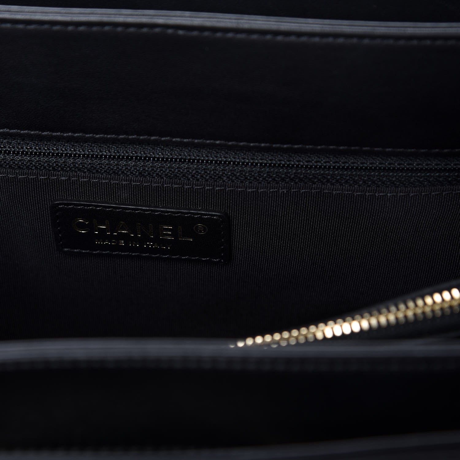 Chanel Calfskin Quilted Medium Tote Black 6 of 10