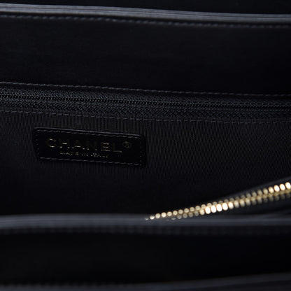 Chanel Calfskin Quilted Medium Tote Black 6 of 10