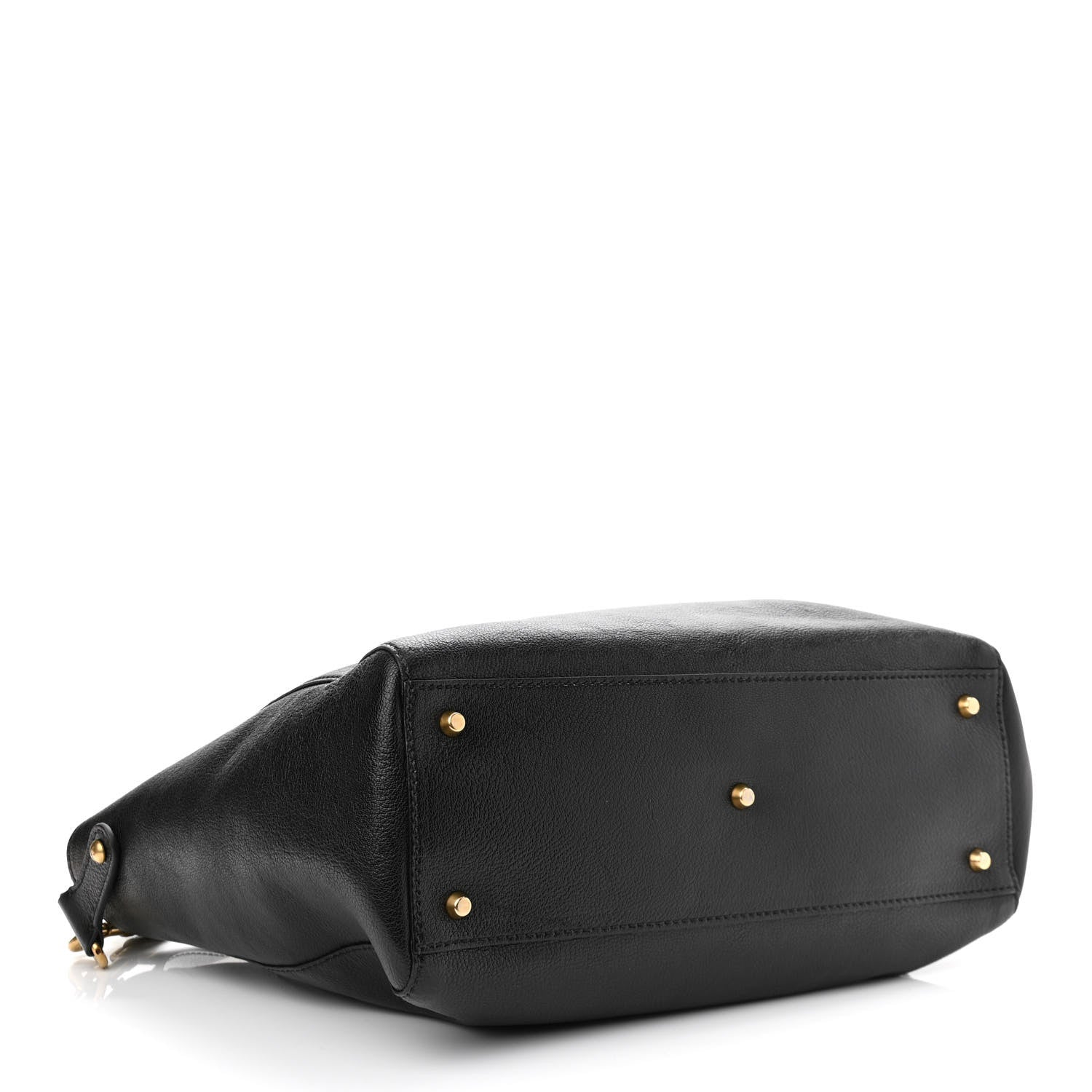 Christian Dior Goatskin DIORANGELES Tote Black 4 of 11