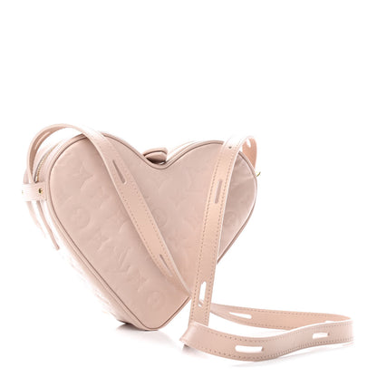 Louis Vuitton Lambskin Embossed Monogram Fall In Love Sac Coeur Light Pink 2 of 4
