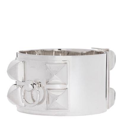 Hermes Sterling Silver Collier De Chien Bracelet XL 1 of 4