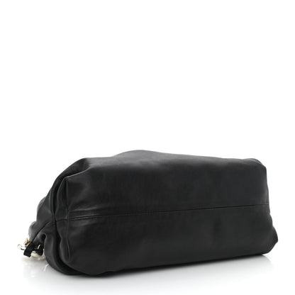 Bottega Veneta Calfskin The Pouch Chain Black 4 of 10