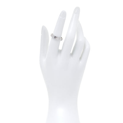 Bulgari 18K White Gold Diamond B.Zero1 Essential Band Ring 53 6.5 4 of 8