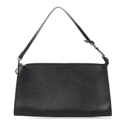 Louis Vuitton Epi Pochette Accessories 24 Black 1 of 9