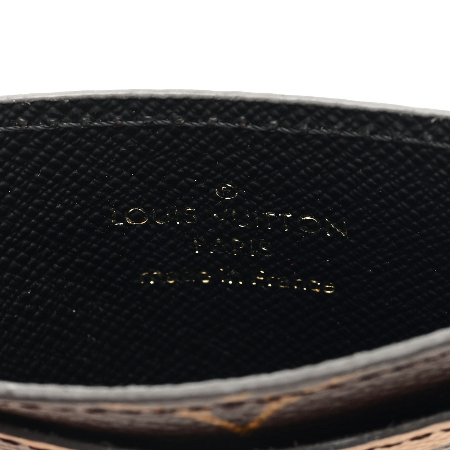 Reverse Monogram Card Holder