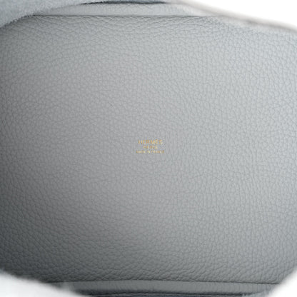 Hermes Taurillon Clemence Picotin Lock 22 MM Bleu Pale 5 of 11