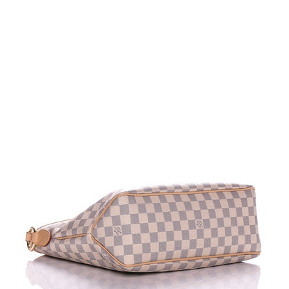 Louis Vuitton Damier Azur Delightful PM Rose Ballerine 4 of 8