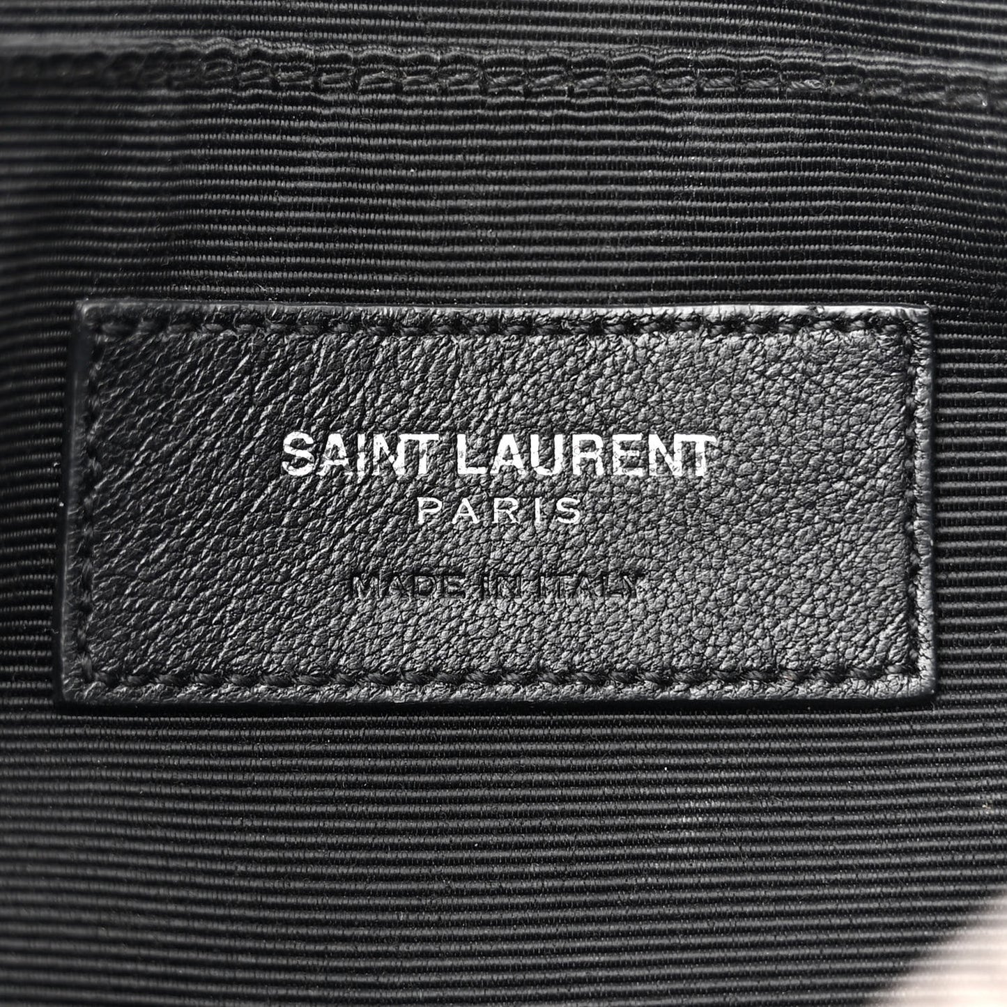 SAINT LAURENT Suede Calfskin Small Fringe Crossbody Bag Black