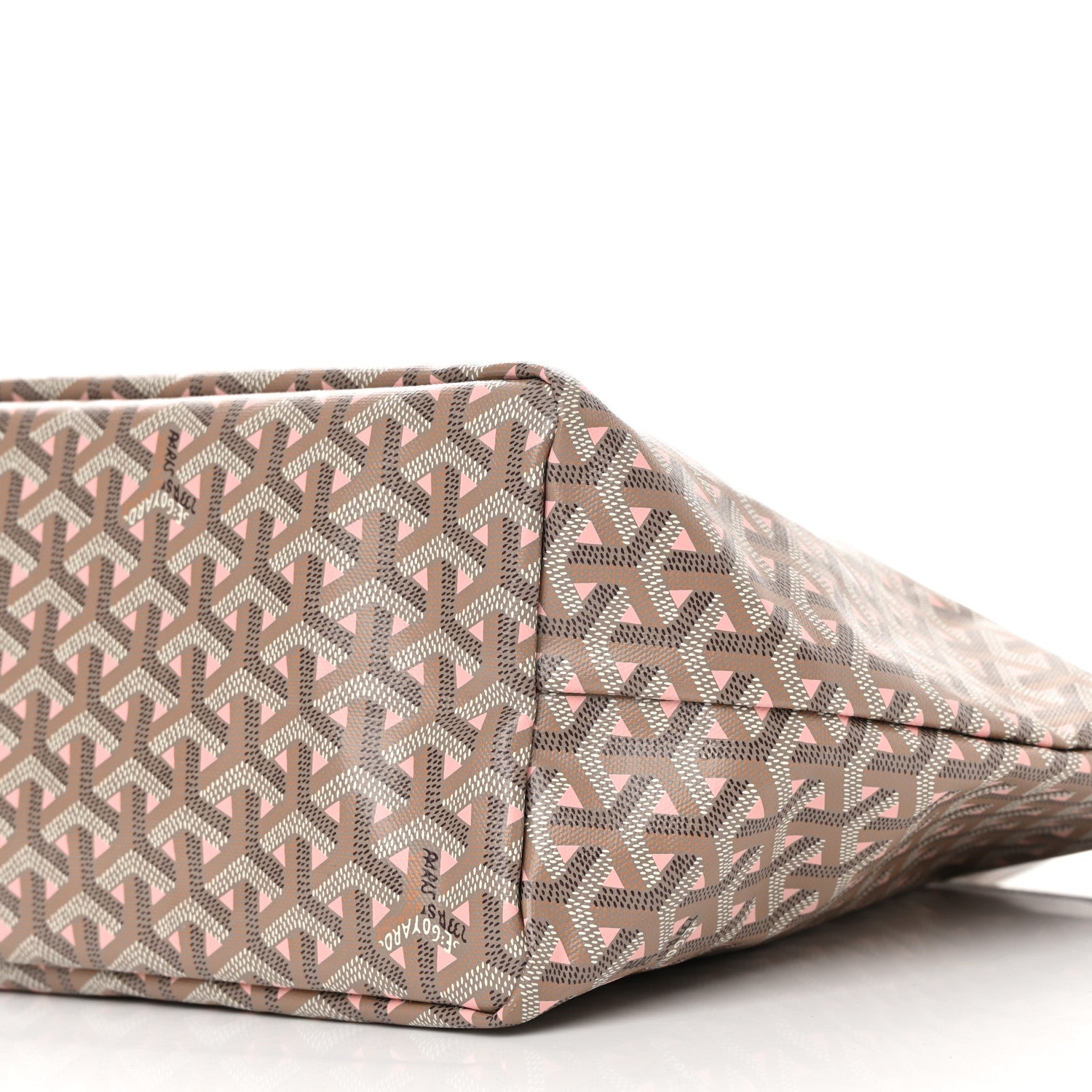 Goyard Goyardine Saint Louis Claire Voie PM Grege Powder Pink 10 of 11