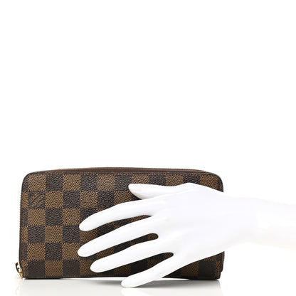 Louis Vuitton Damier Ebene Zippy Wallet 2 of 8