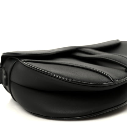 Christian Dior Ultra Matte Calfskin Mini Saddle Bag Black 9 of 10