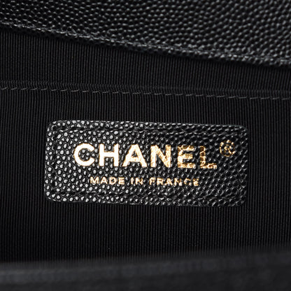Chanel Caviar Quilted Medium Boy Flap Black 8 of 10