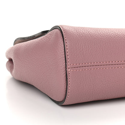 Mulberry Calfskin Goat Medium Lily Flap Dark Blush 8 of 9